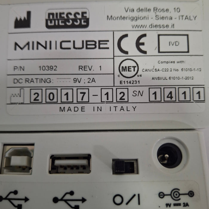 DIESSE DIESSE Mini Cube 10392 ESR Analyzer Clinical Lab reLink Online