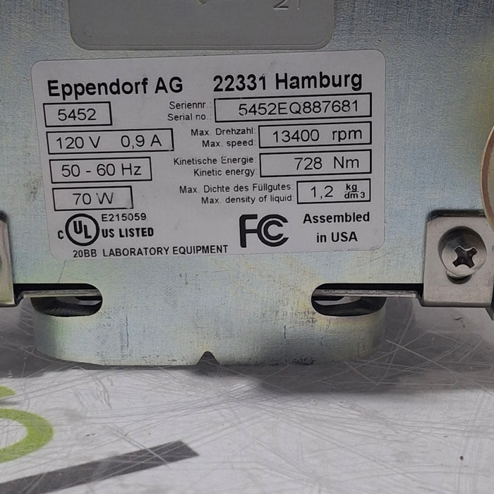 Eppendorf MiniSpin Centrifuge