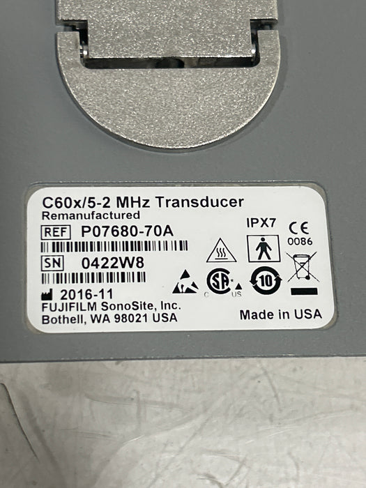 Fujifilm Fujifilm P07680-70A C60xp/5-2 MHz Transducer Ultrasound Probes reLink Online