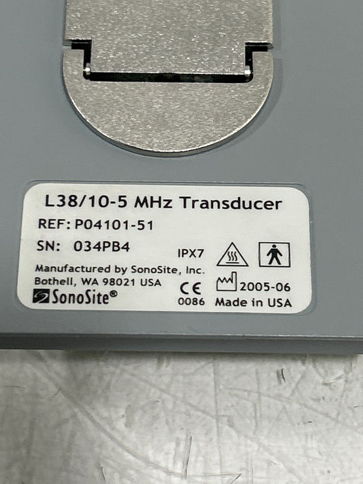 Sonosite L38/10-5 MHZ Linear Transducer
