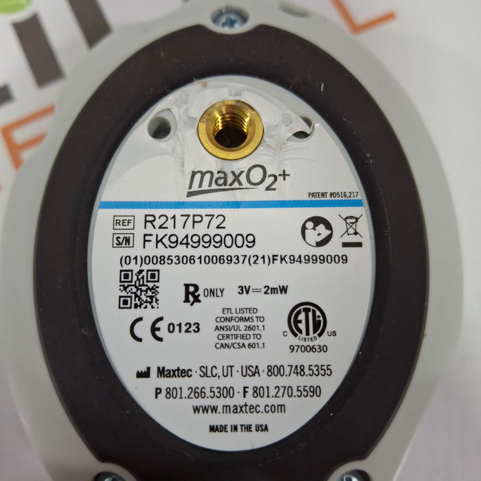 Maxtec, Inc. MaxO2+ Oxygen Monitor