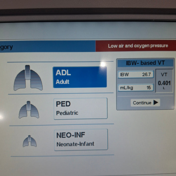 Tecme Tecme Neumovent GraphNet Advance ICU Ventilator Respiratory reLink Online