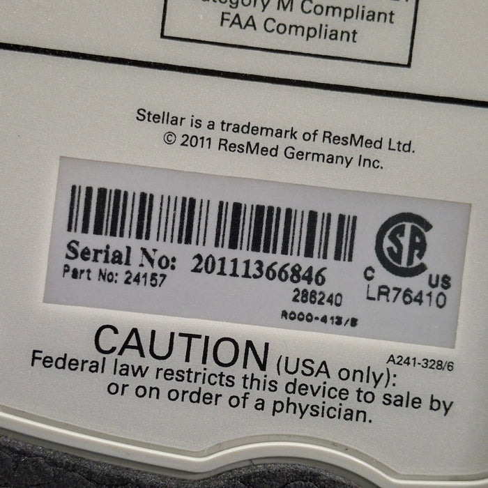 ResMed Stellar 100 Noninvasive Ventilator