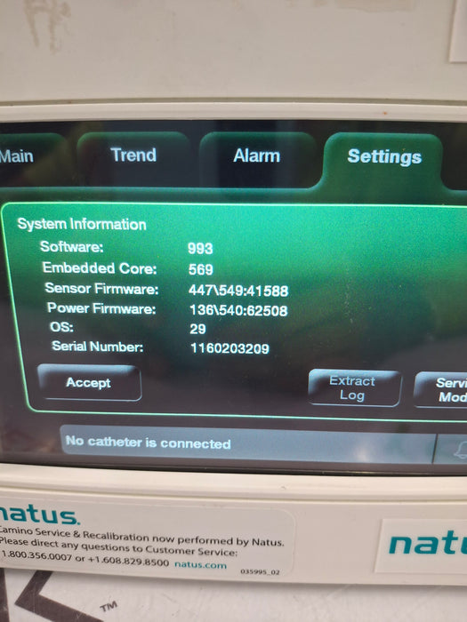 Integra Lifesciences Camino ICP Intracranial Pressure Monitor