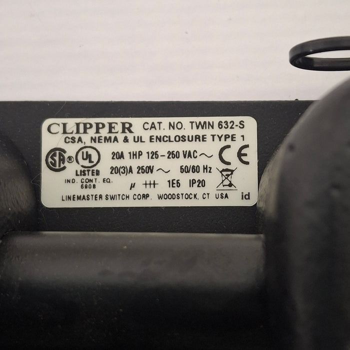 Linemaster Switch Corporation Clipper 632-S Foot Switch