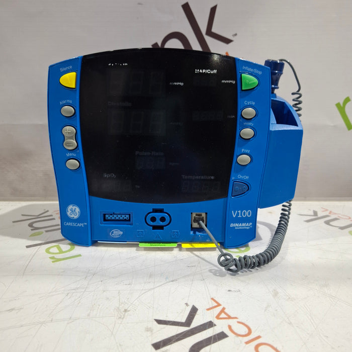 GE Healthcare Dinamap V100 - NIBP, SpO2, Temp Vital Signs Monitor