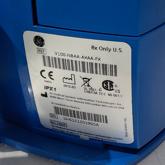 GE Healthcare Dinamap V100 - NIBP, SpO2, Temp Vital Signs Monitor