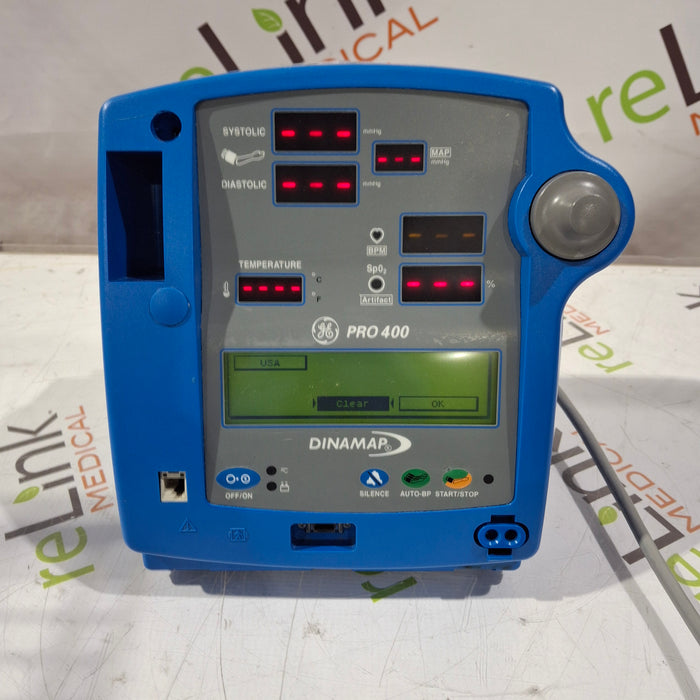 GE Healthcare Dinamap Pro 400 Vital Signs Monitor
