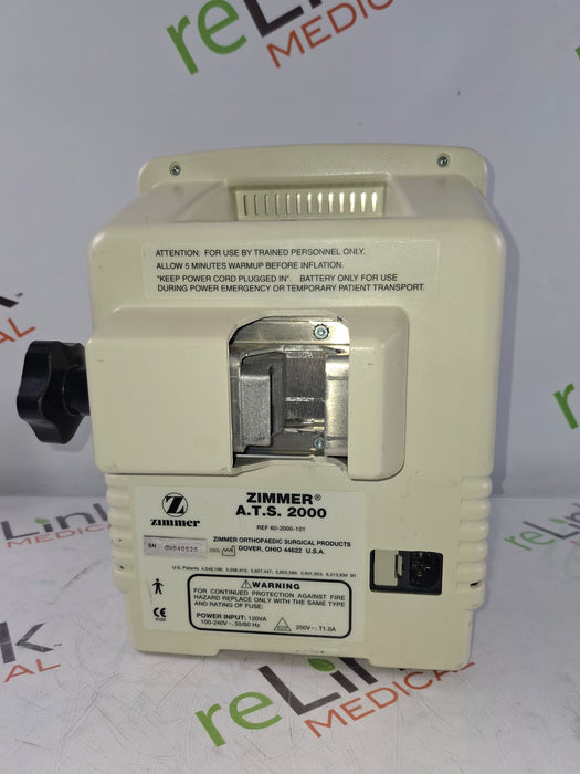 Zimmer Zimmer ATS 2000 Automatic Tourniquet System Surgical Equipment reLink Online