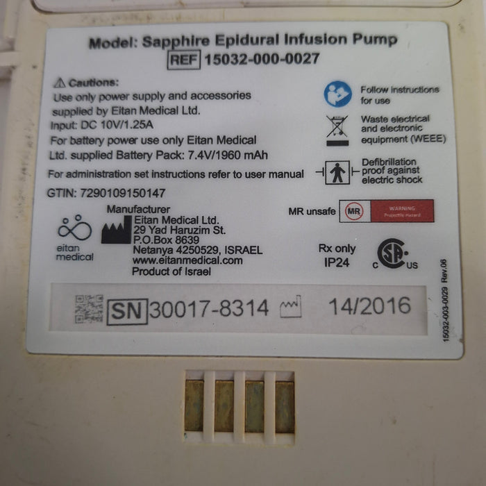 QCore Medical QCore Medical Sapphire Epidural Infusion Pump Infusion Pump reLink Online