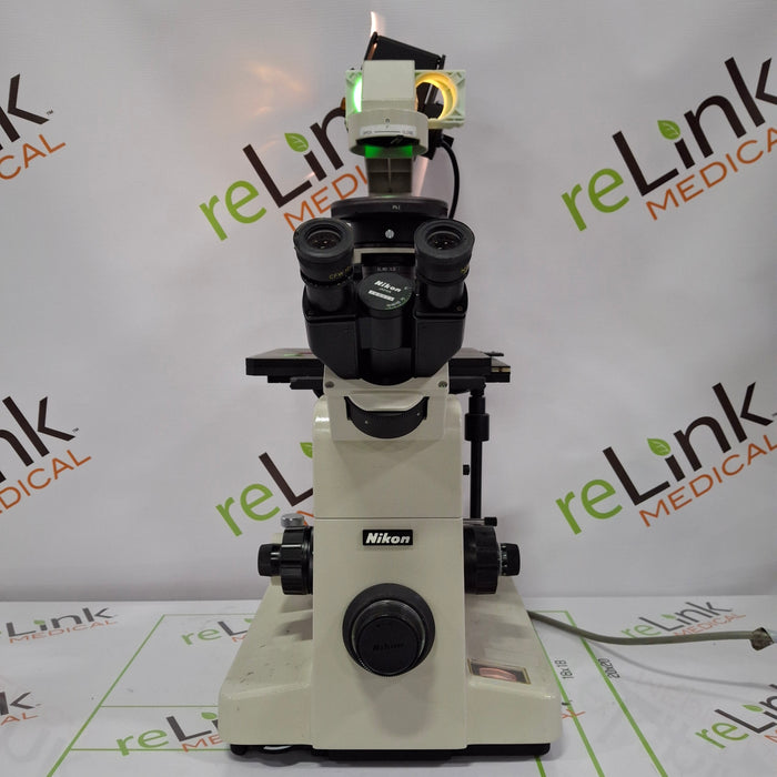 Nikon Diaphot Inverted Binocular Microscope