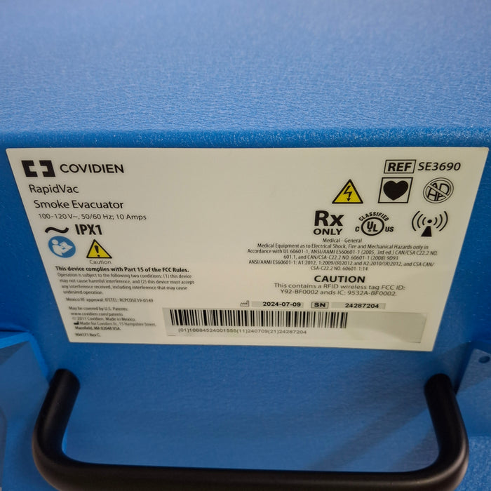 Covidien RapidVac SE3690 Smoke Evacuator