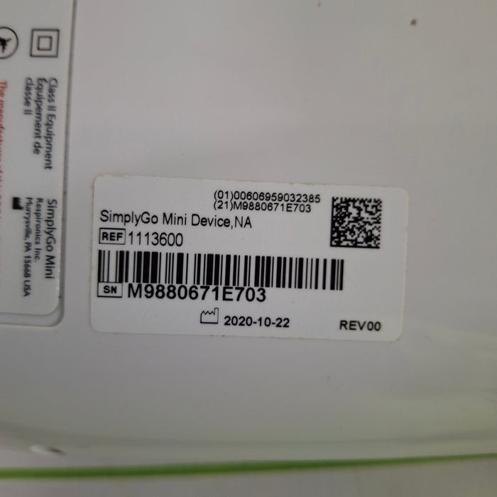Respironics SimplyGo Mini Oxygen Concentrator