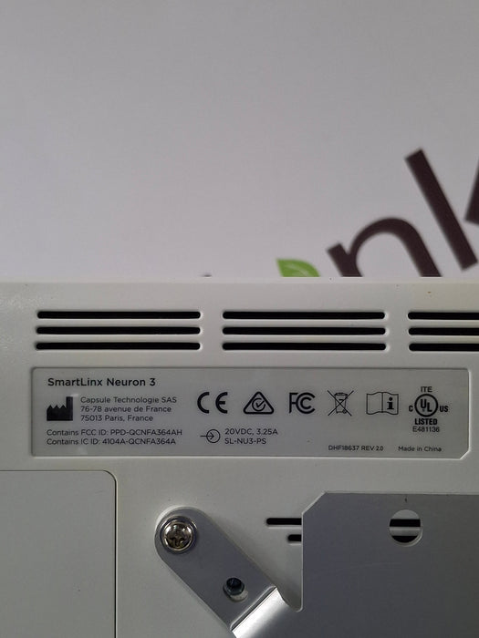 Smartlinx Inc Capsule Technologies Neuron 3 Monitor