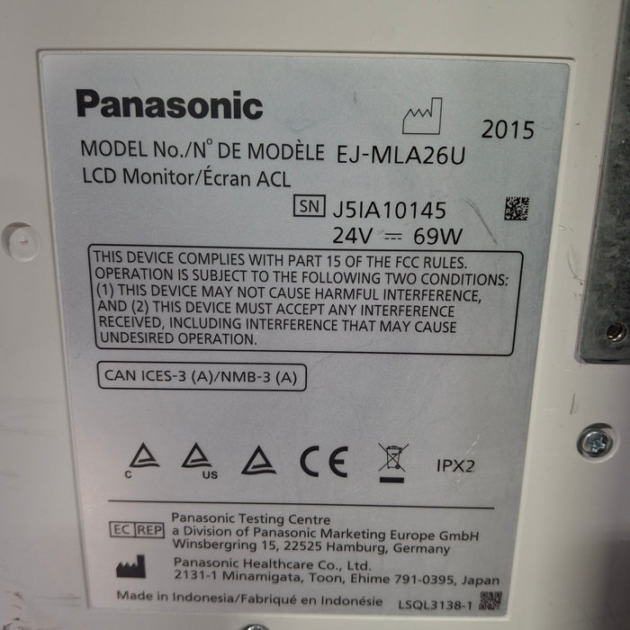 Panasonic EJ-MLA26U 26” Full HD Medical Monitor