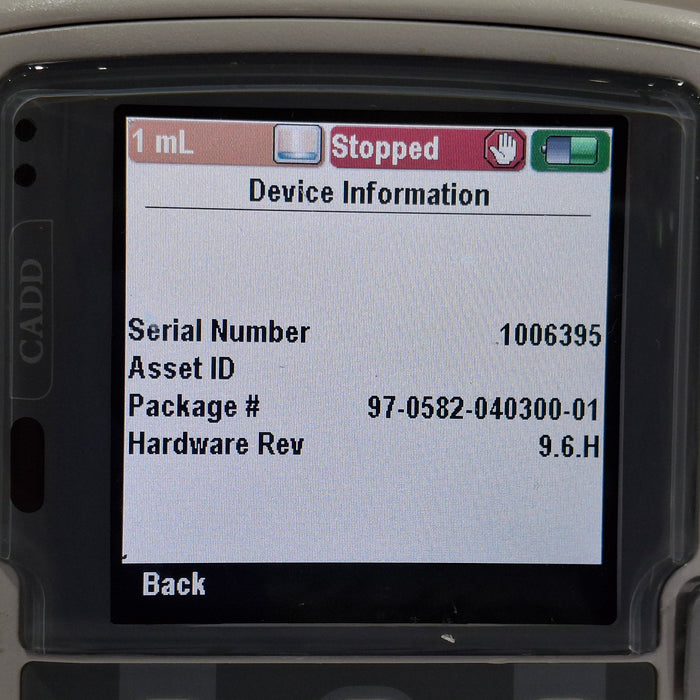 Smiths Medical CADD Solis 2110 Ambulatory Infusion Pump