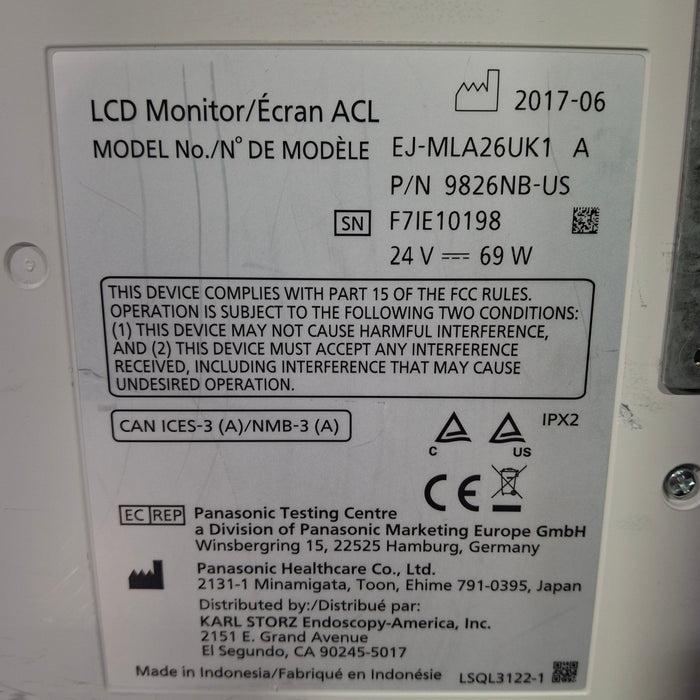 Karl Storz EJ-MLA26UK1 26" LED Surgical Display