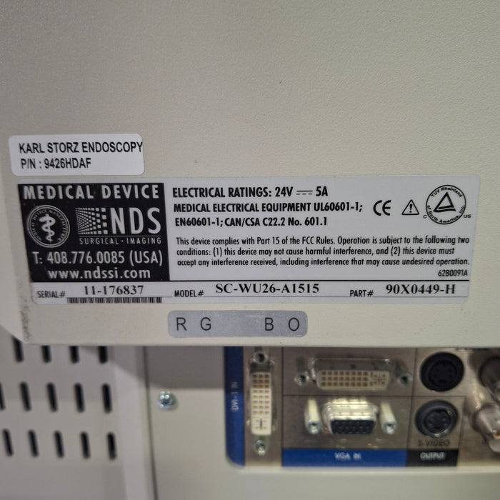 Karl Storz WideView SC-WU26-A1515 Surgical Display