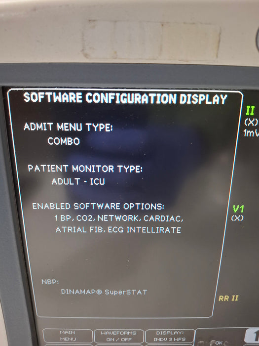GE Healthcare Dash 4000 - Masimo SpO2 Patient Monitor