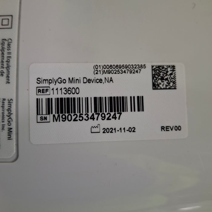 Respironics SimplyGo Mini Oxygen Concentrator