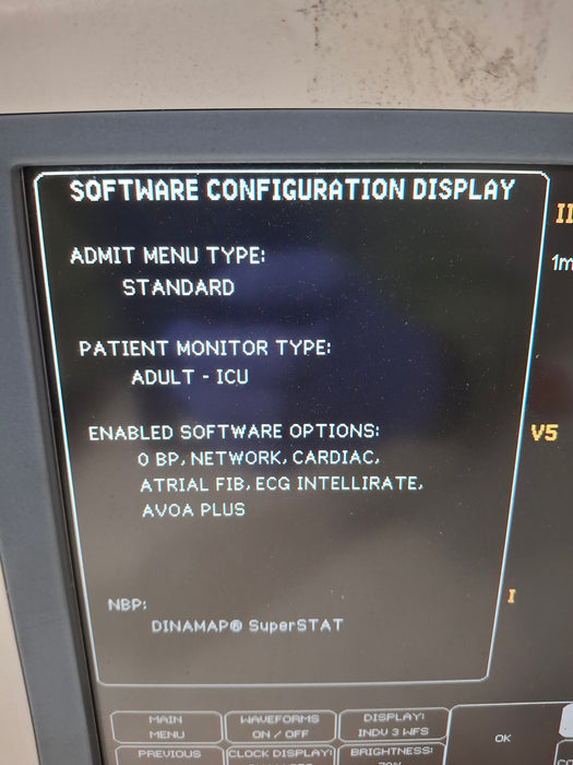 GE Healthcare Dash 4000 - Masimo SpO2 Patient Monitor