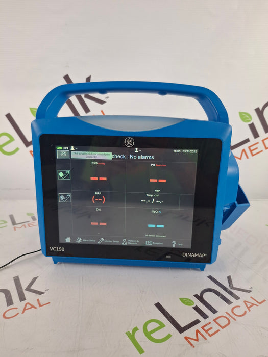GE Healthcare Carescape VC150 Nellcor Vital Signs Monitor