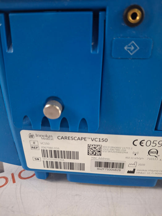 GE Healthcare Carescape VC150 Nellcor Vital Signs Monitor