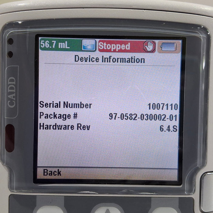 Smiths Medical CADD Solis 2100 Ambulatory Infusion Pump