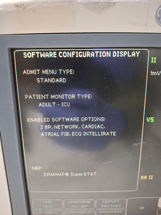 GE Healthcare Dash 4000 - Masimo SpO2 Patient Monitor