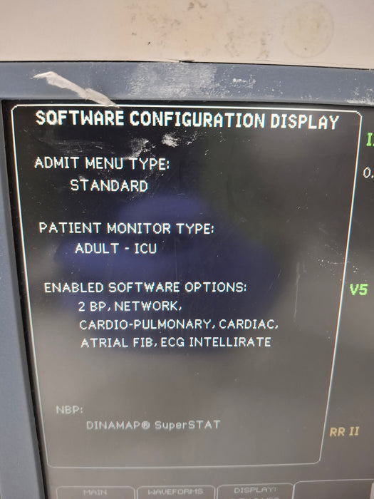 GE Healthcare Dash 4000 - Masimo SpO2 Patient Monitor