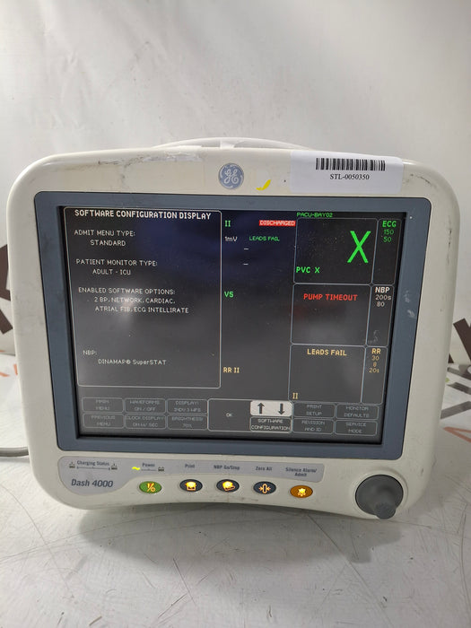 GE Healthcare GE Healthcare Dash 4000 - GE/Nellcor SpO2 Patient Monitor Patient Monitors reLink Online