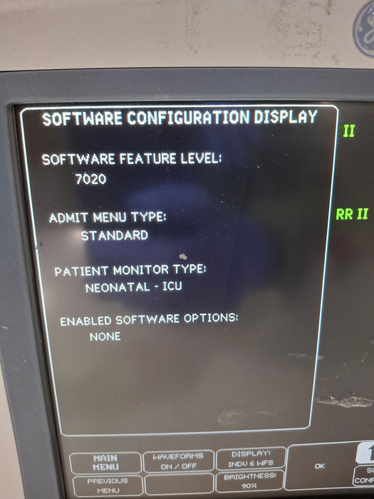 GE Healthcare Dash 4000 - GE/Nellcor SpO2 Patient Monitor