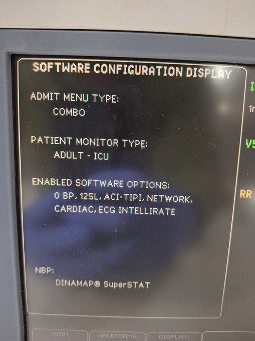 GE Healthcare Dash 4000 - Masimo SpO2 Patient Monitor