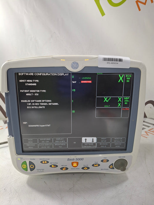 GE Healthcare Dash 5000 - GE/Nellcor SpO2 Patient Monitor