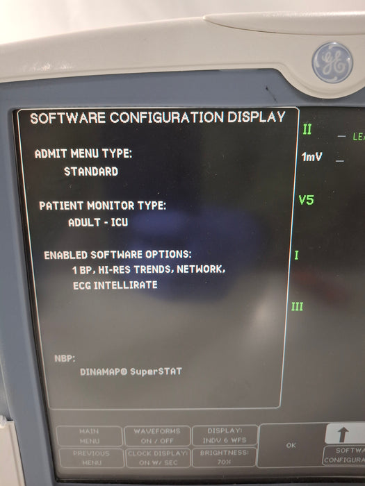 GE Healthcare Dash 5000 - GE/Nellcor SpO2 Patient Monitor