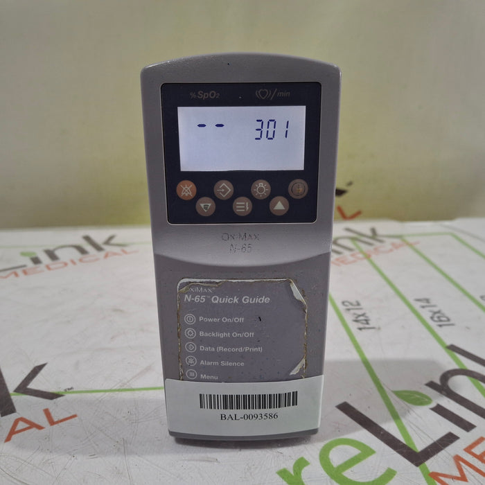 Nellcor Oximax N-65 Pulse Oximeter
