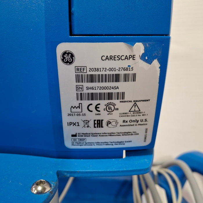 GE Healthcare Dinamap V100 - NIBP, SpO2, Temp Vital Signs Monitor