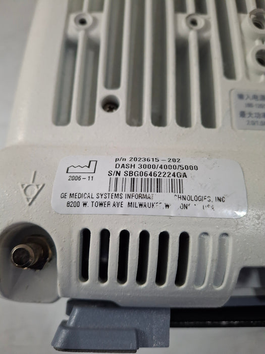 GE Healthcare Dash 4000 - Masimo SpO2 Patient Monitor