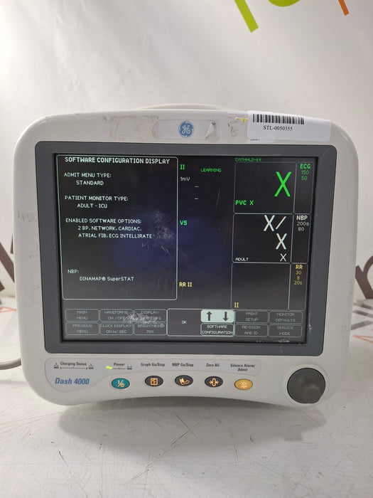 GE Healthcare Dash 4000 - Masimo SpO2 Patient Monitor