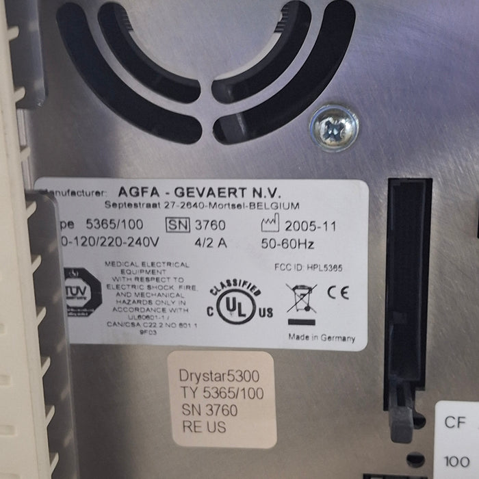 AGFA AGFA Drystar 5300 CR Reader CR and Imagers reLink Online