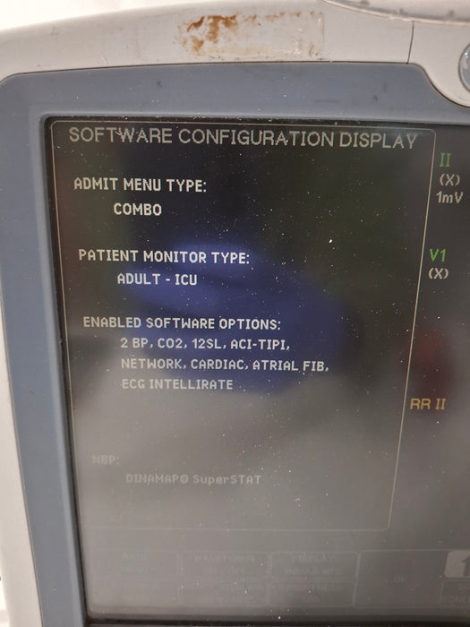 GE Healthcare Dash 5000 - Masimo SpO2 Patient Monitor