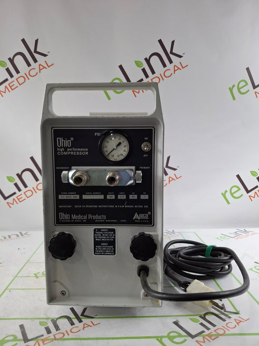 Ohio Medical Products Airco High Performance Air Compressor