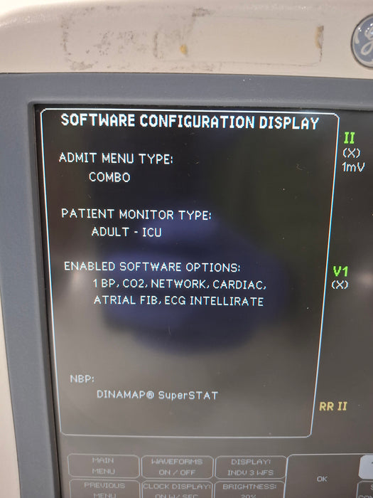 GE Healthcare Dash 4000 - Masimo SpO2 Patient Monitor