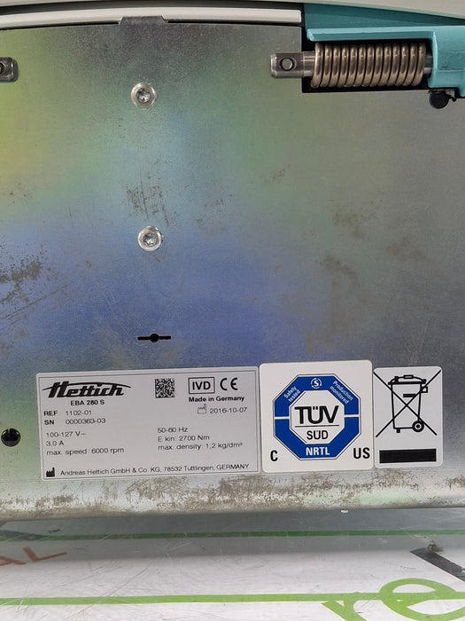Hettich Instruments EBA 280 S Centrifuge