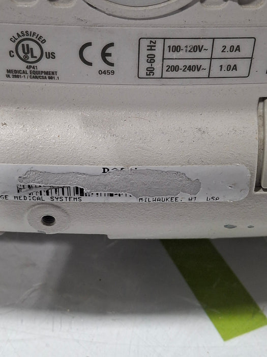GE Healthcare Dash 4000 - Masimo SpO2 Patient Monitor