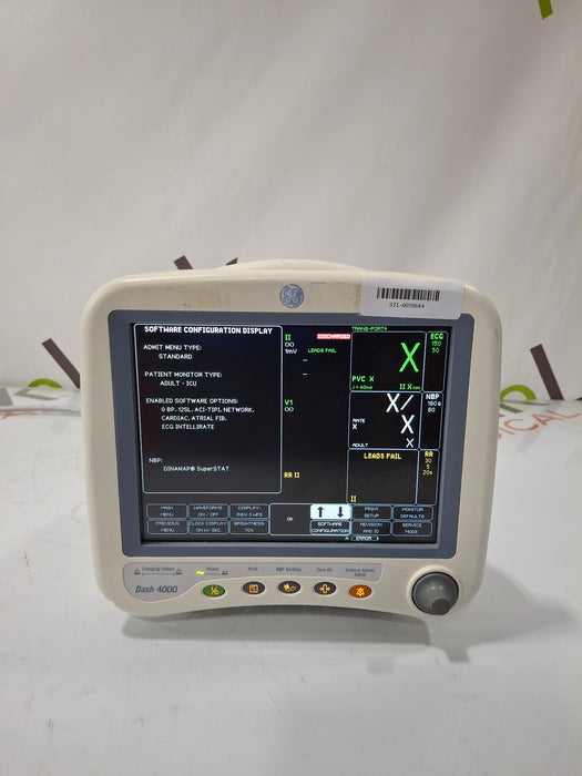 GE Healthcare Dash 4000 - Masimo SpO2 Patient Monitor