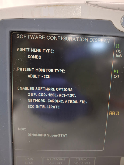 GE Healthcare Dash 5000 - Masimo SpO2 Patient Monitor