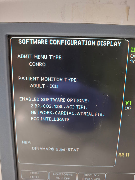 GE Healthcare Dash 4000 - Masimo SpO2 Patient Monitor