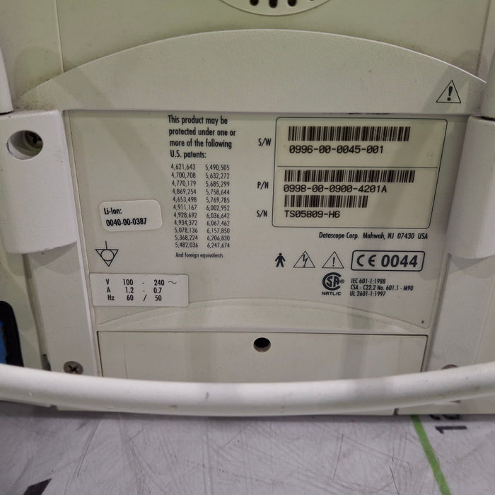 Datascope Passport 2 w/CO2 Patient Monitor