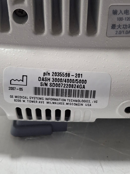 GE Healthcare Dash 4000 - GE/Nellcor SpO2 Patient Monitor